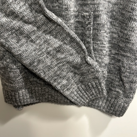 Urban Pipeline Men's Henley Knit Sweater Hoodie XXL Grey Kangaroo Pocket - Picture 6 of 8